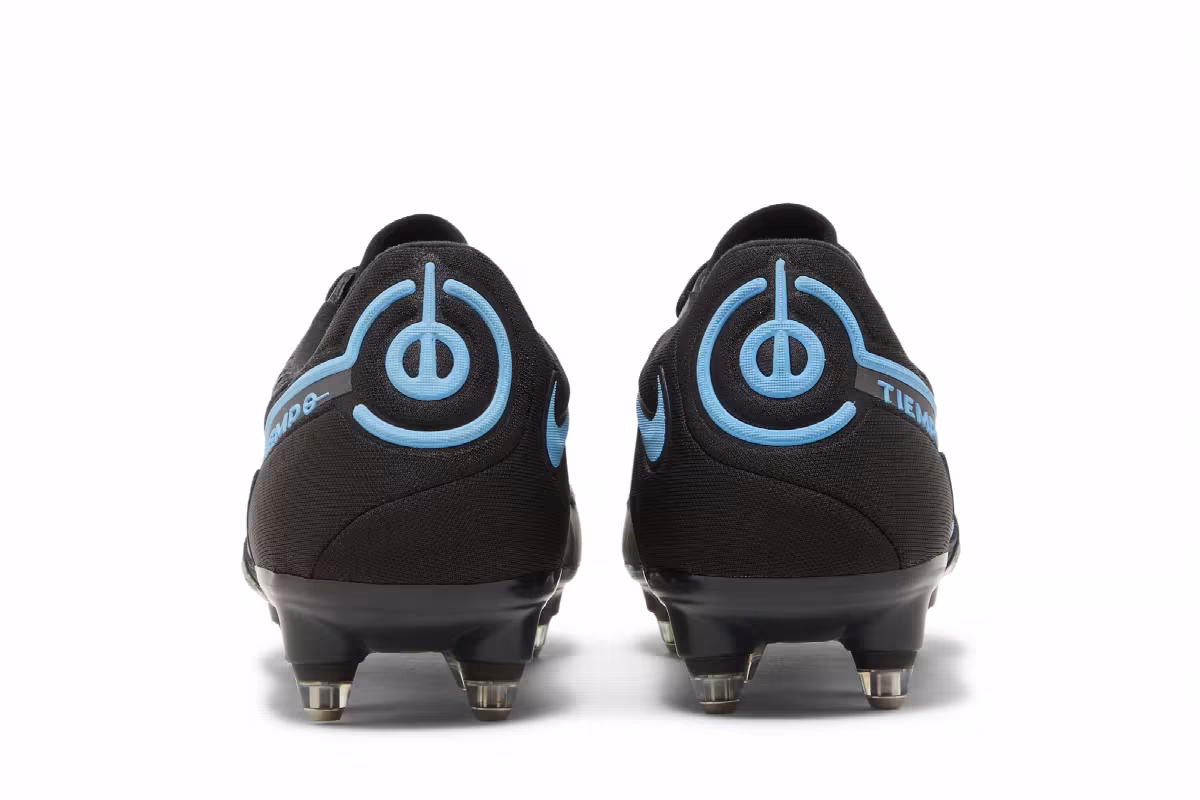 Nike Tiempo Legend 9 Elite SG Pro AC Black Blue Hero, view 7