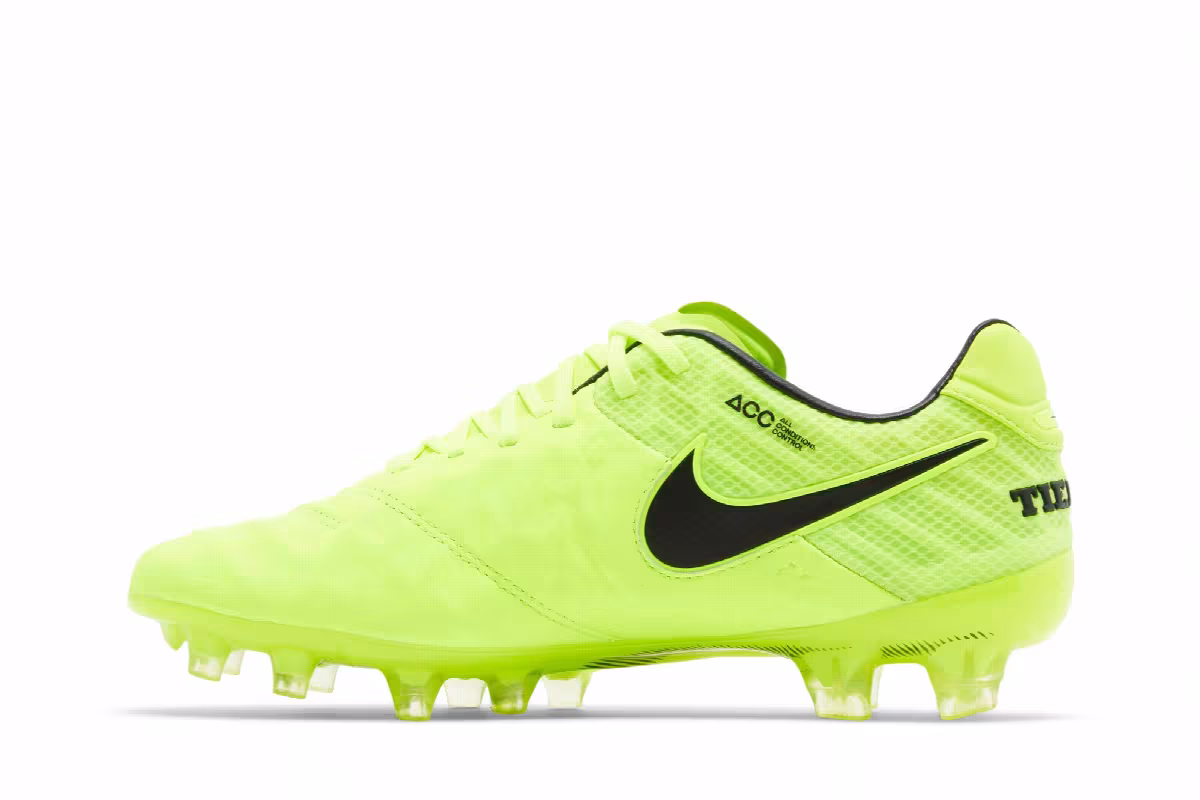 Nike Tiempo Legend 6 FG ACC Volt Black, view 4