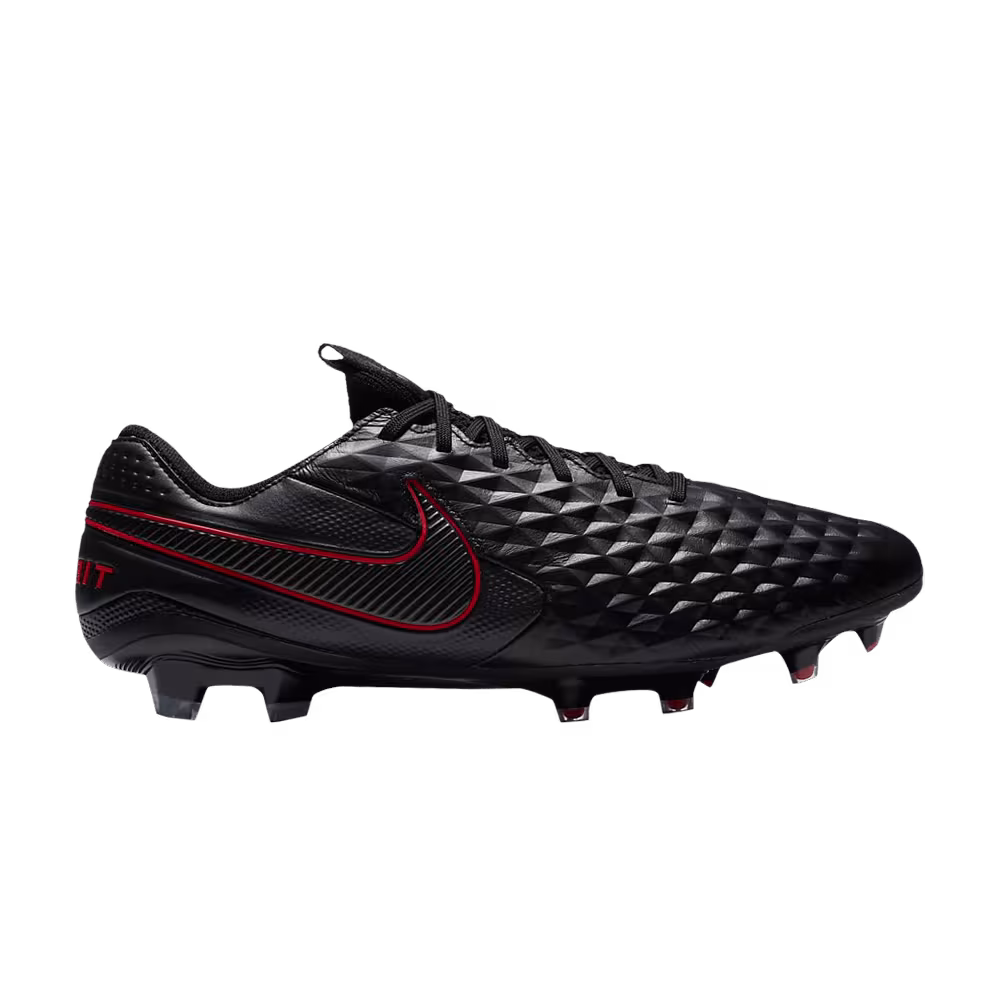 Nike Tiempo Legend 8 Elite FG Black Chile Red