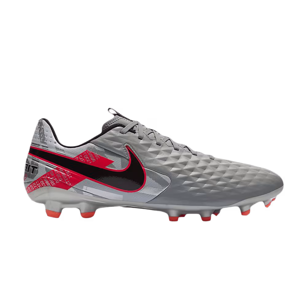 Nike Tiempo Legend 8 Academy MG Metallic Grey Crimson