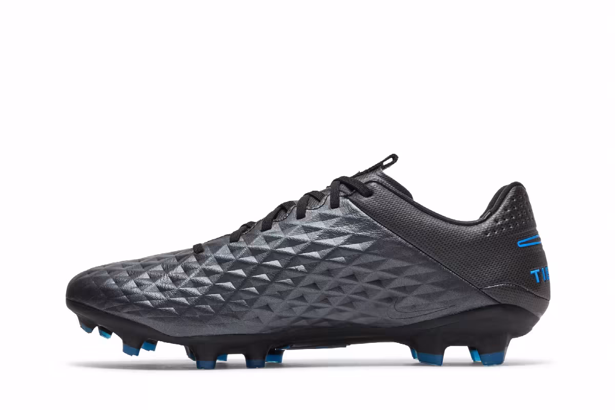 Nike Tiempo Legend 8 Pro FG Black Blue Hero, view 4