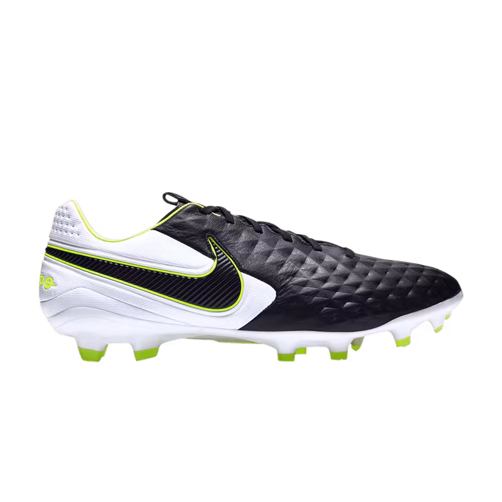 Nike Tiempo Legend 8 Pro FG Black White Neon