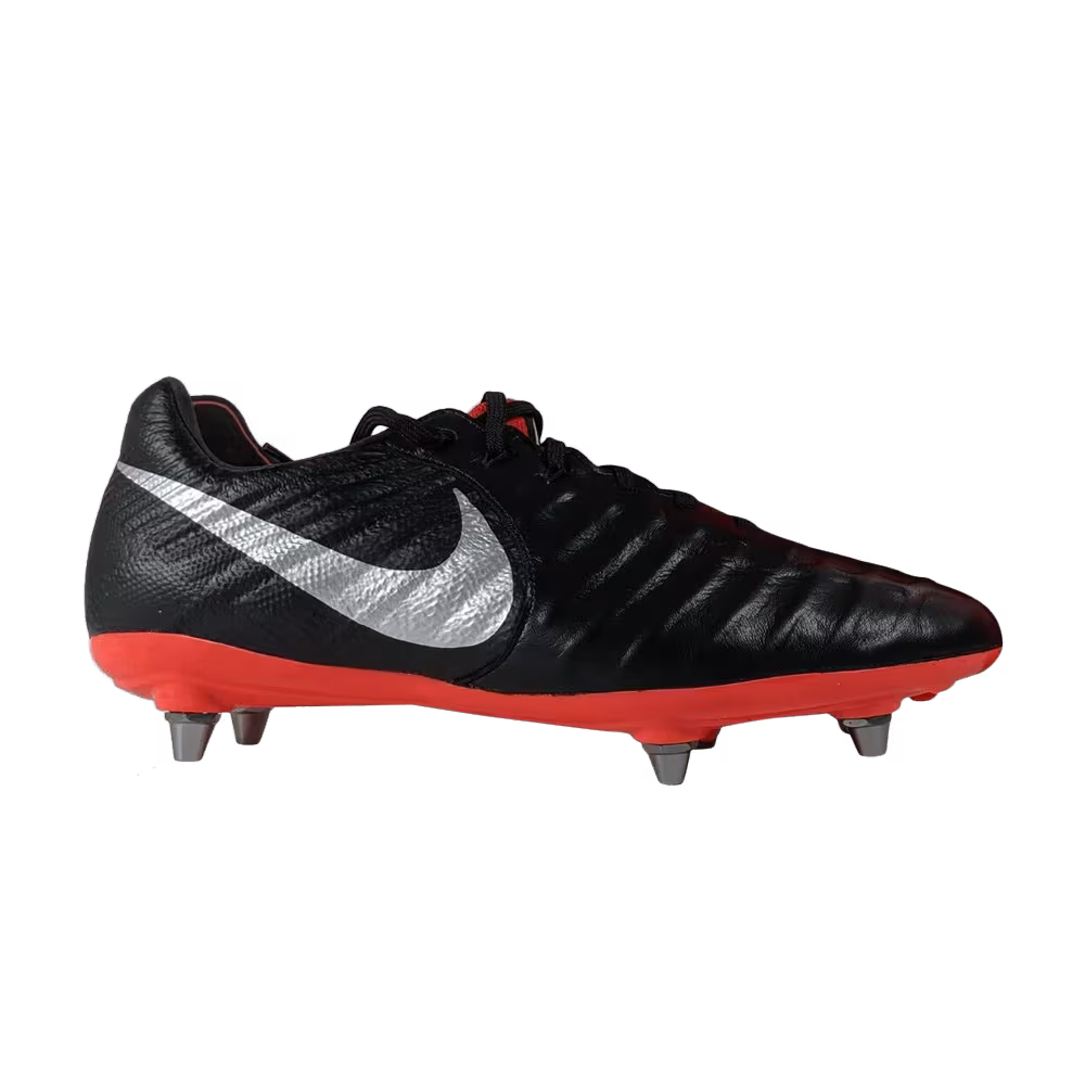 Nike Tiempo Legend 7 Elite SG Flyknit ACC Black Silver