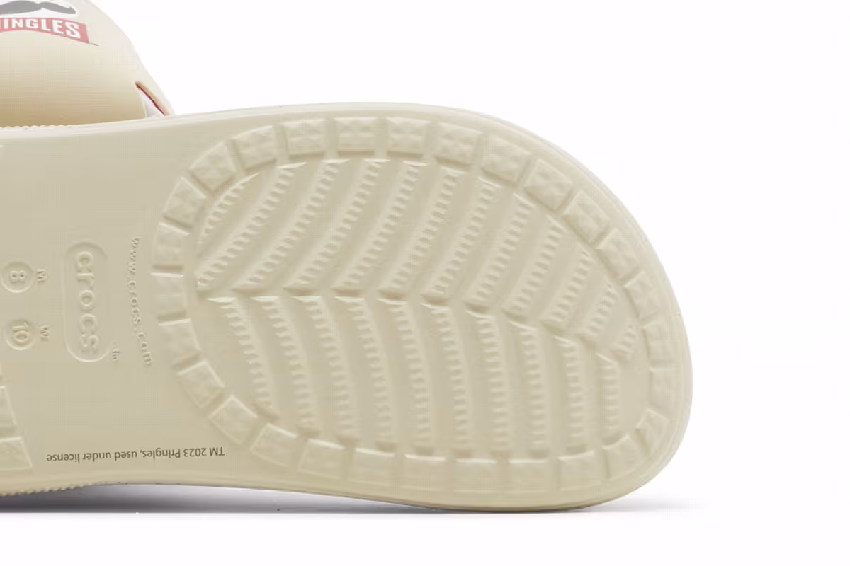 Pringles x Crocs Classic Crush Boot Bone, view 6
