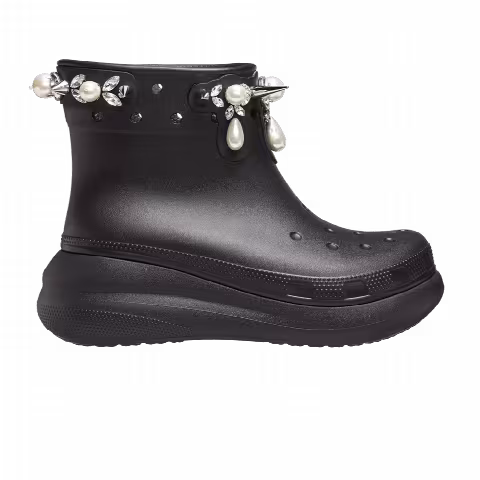 Simone Rocha x Crocs Classic Crush Boot 'Black'