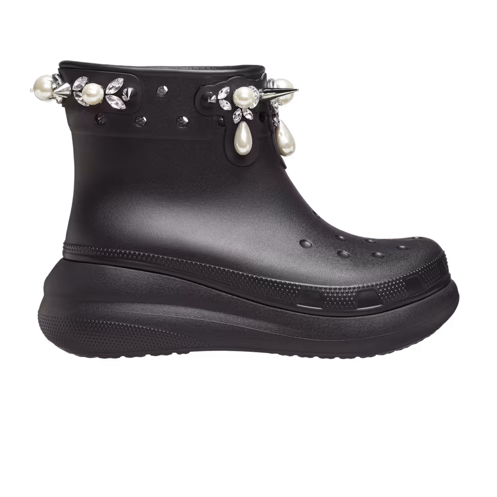Simone Rocha x Crocs Classic Crush Boot Black