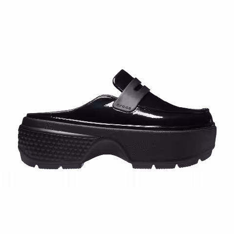 Crocs Stomp High Shine Loafer 'Black'