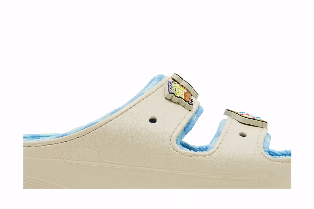 SpongeBob SquarePants x Crocs Classic Cozzzy Sandal Goo Lagoon, view 3