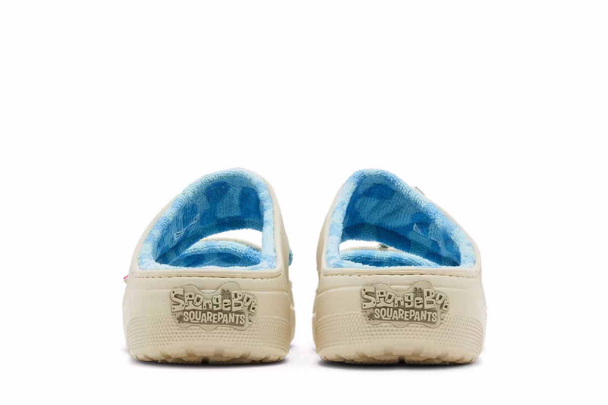 SpongeBob SquarePants x Crocs Classic Cozzzy Sandal Goo Lagoon, view 7