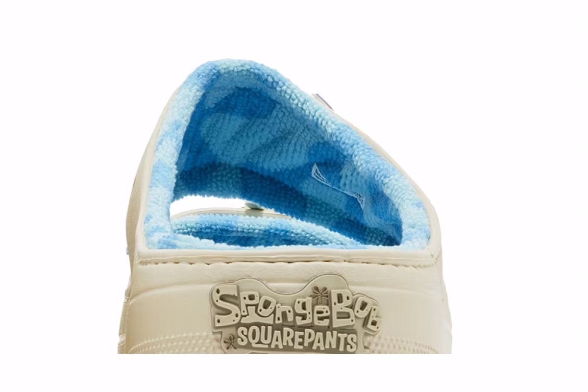 SpongeBob SquarePants x Crocs Classic Cozzzy Sandal Goo Lagoon, view 8