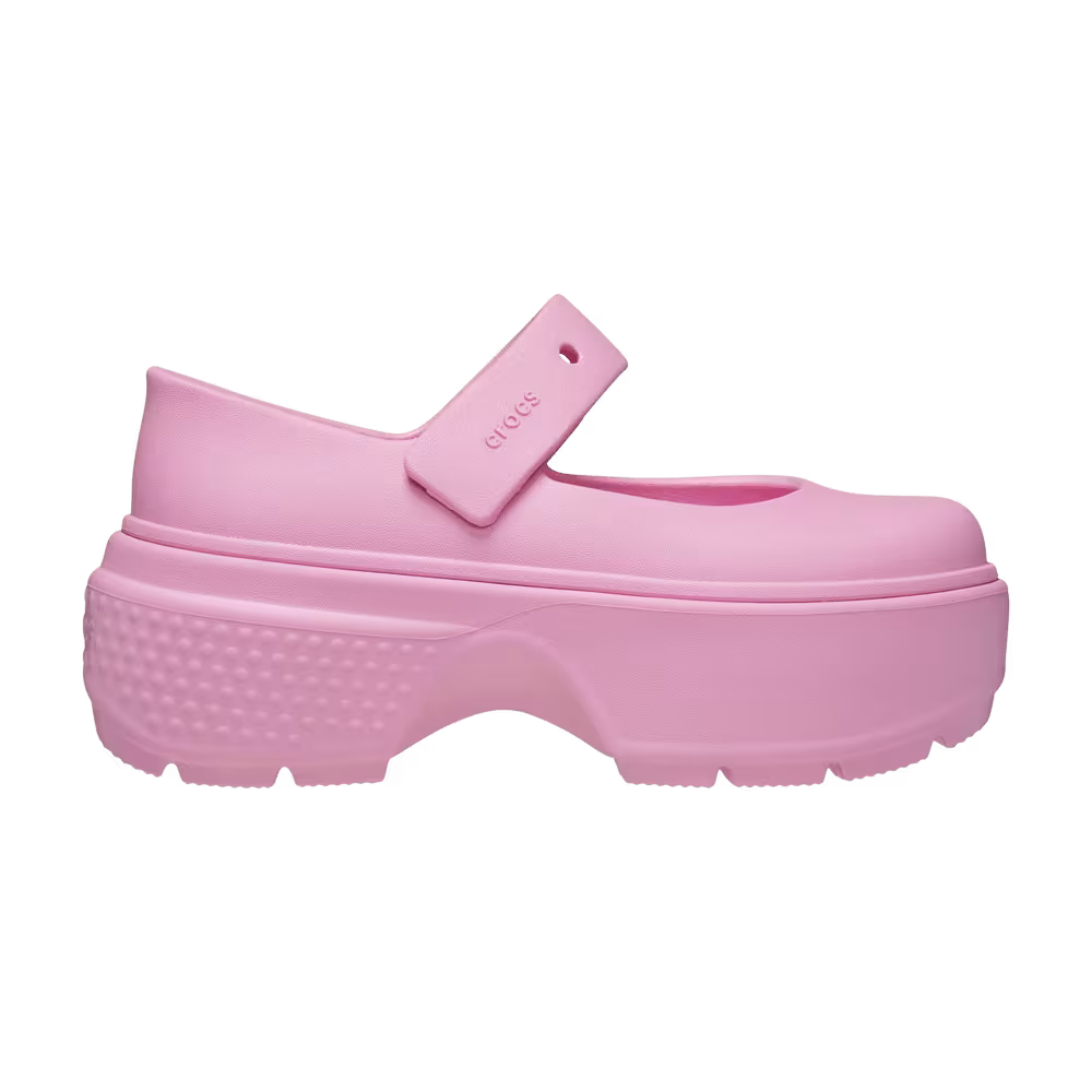 Crocs Stomp Mary Jane Pink Tweed