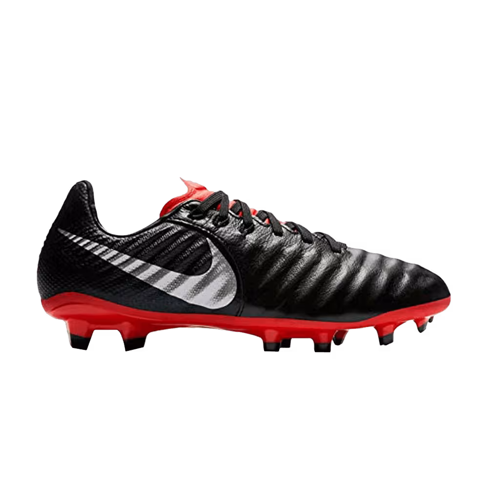 Nike Tiempo Legend 7 Elite FG GS Black Red