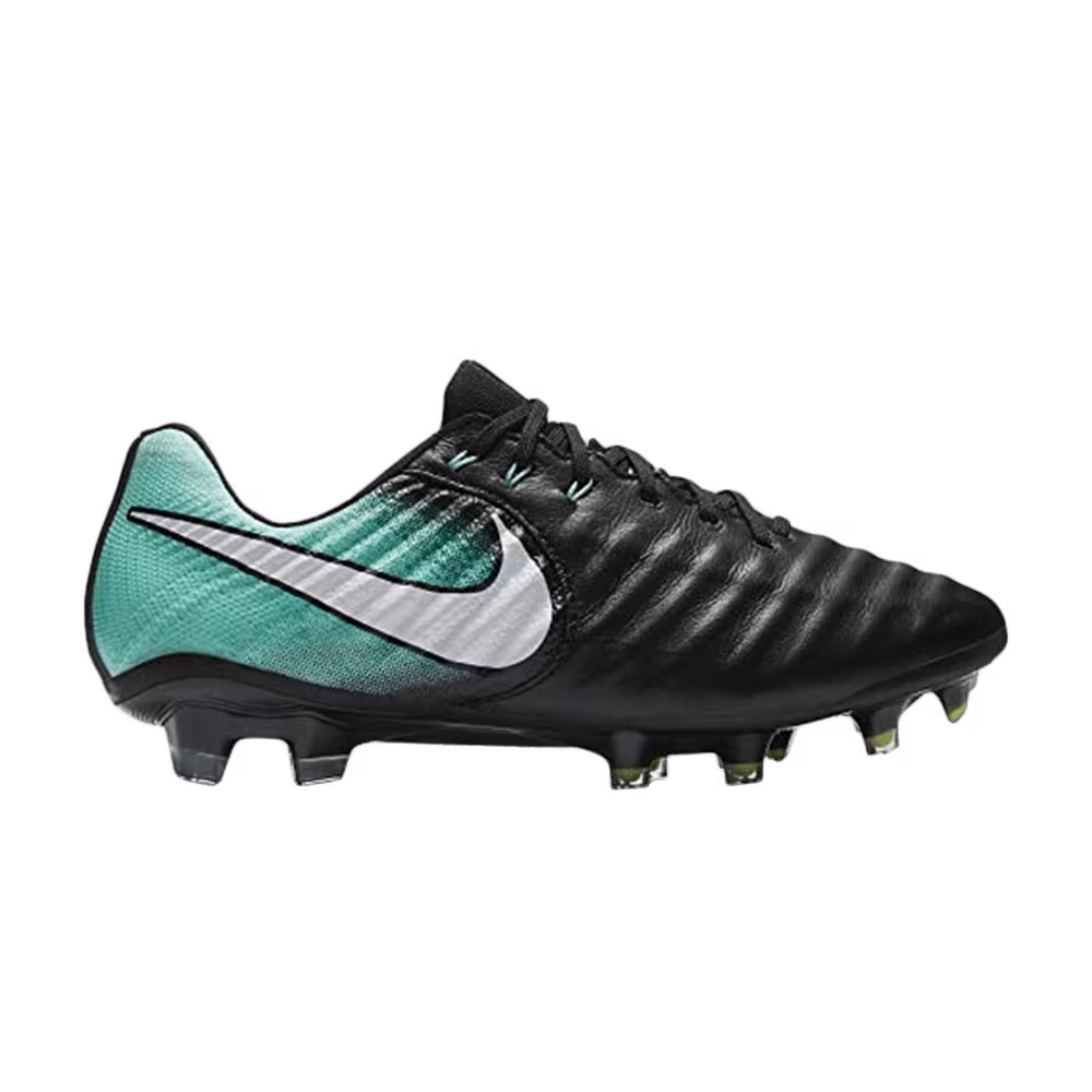 Nike Women's Tiempo Legend 7 Elite FG Black Aqua