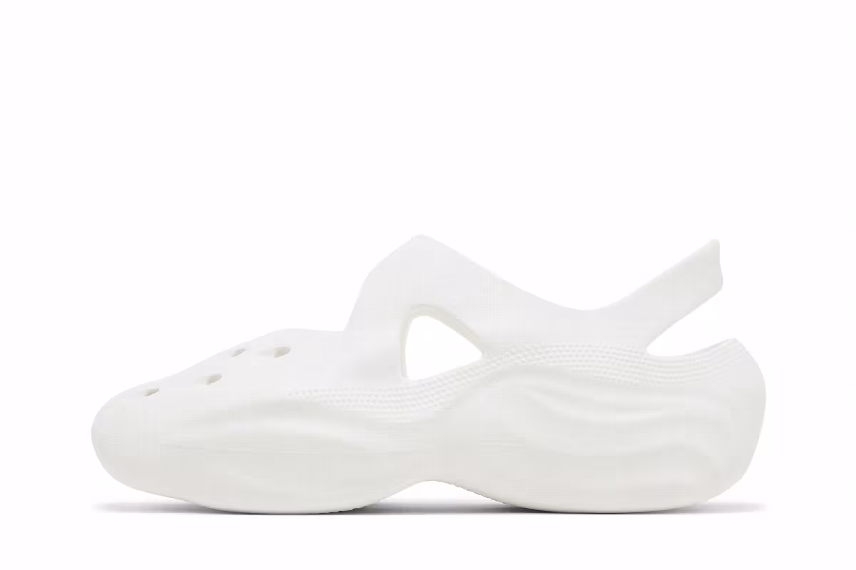 Dingyun Zhang x Crocs Diffuser White, view 4