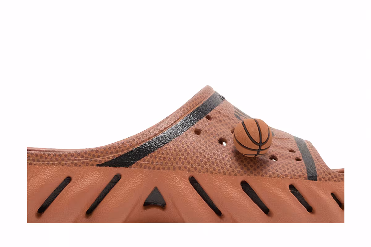 NBA x Crocs Echo Slide Sienna, view 3