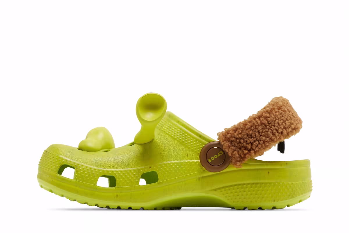 DreamWorks x Crocs Classic Clog Kids Shrek, view 4