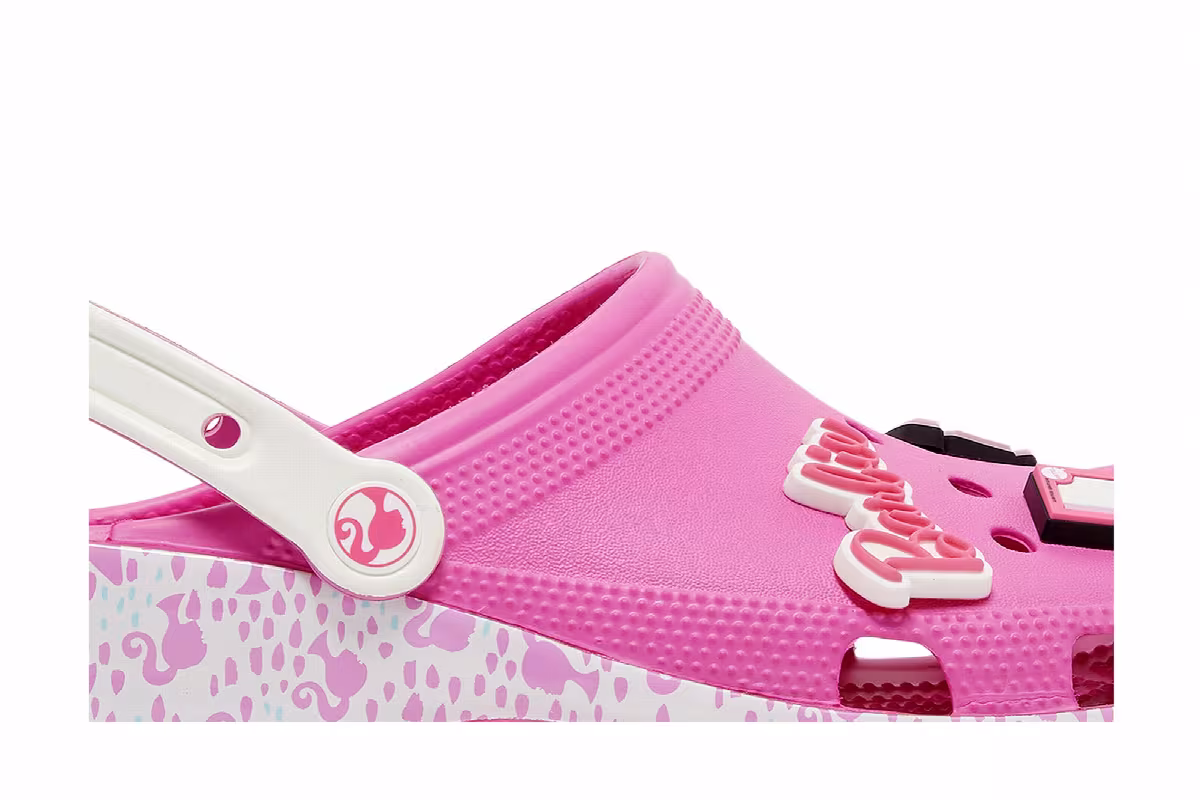 Barbie x Crocs Classic Clog Electric Pink, view 3
