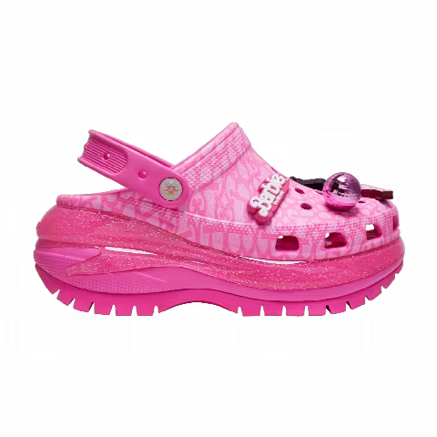 Barbie The Movie x Crocs Mega Crush Clog 'Electric Pink'