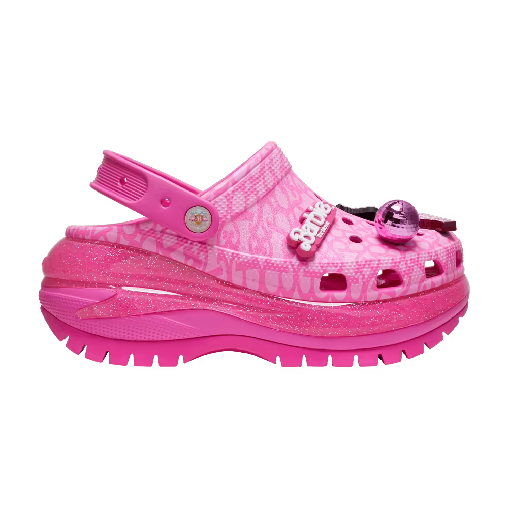 Barbie The Movie x Crocs Mega Crush Clog Electric Pink