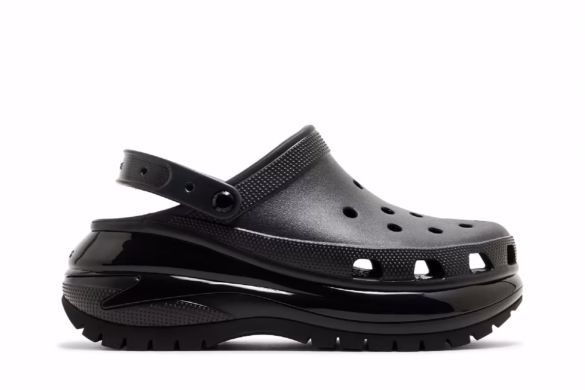 Crocs Mega Crush Clog Black, view 2