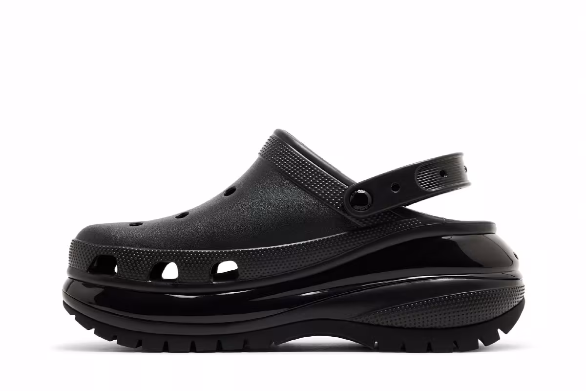 Crocs Mega Crush Clog Black, view 4