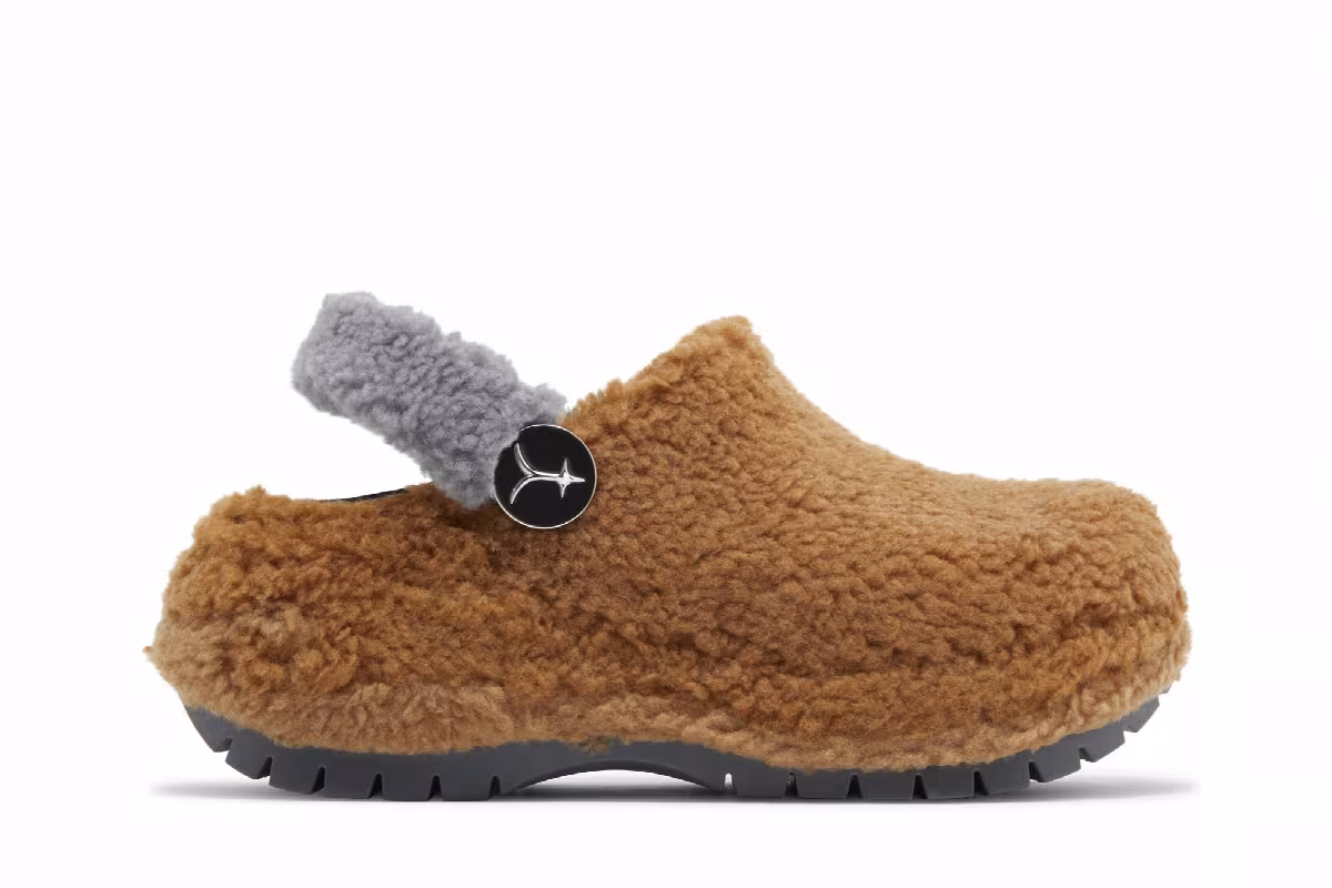 Lil Nas X x Crocs Mega Crush Clog Brown Sherpa, view 2