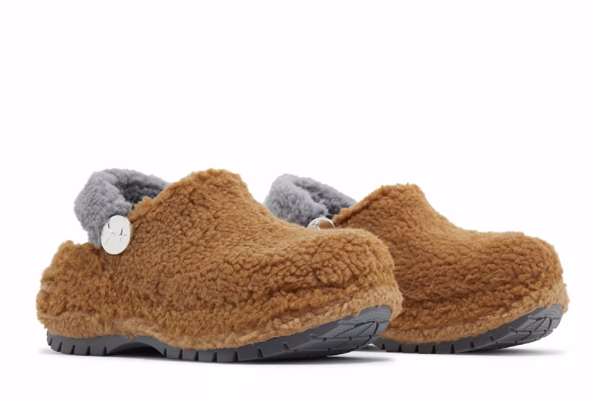 Lil Nas X x Crocs Mega Crush Clog Brown Sherpa, view 9