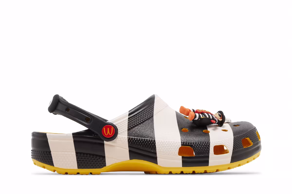 McDonald's x Crocs Classic Clog Hamburglar, view 2