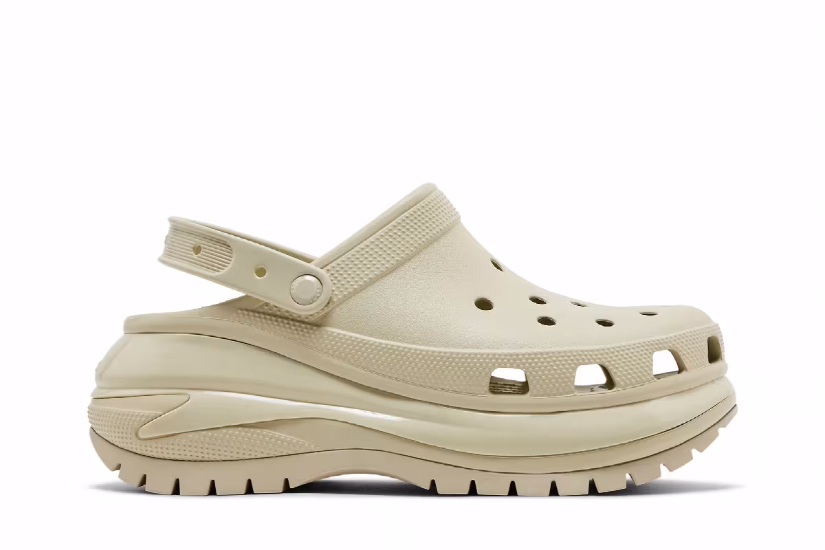 Crocs Mega Crush Clog Bone, view 2