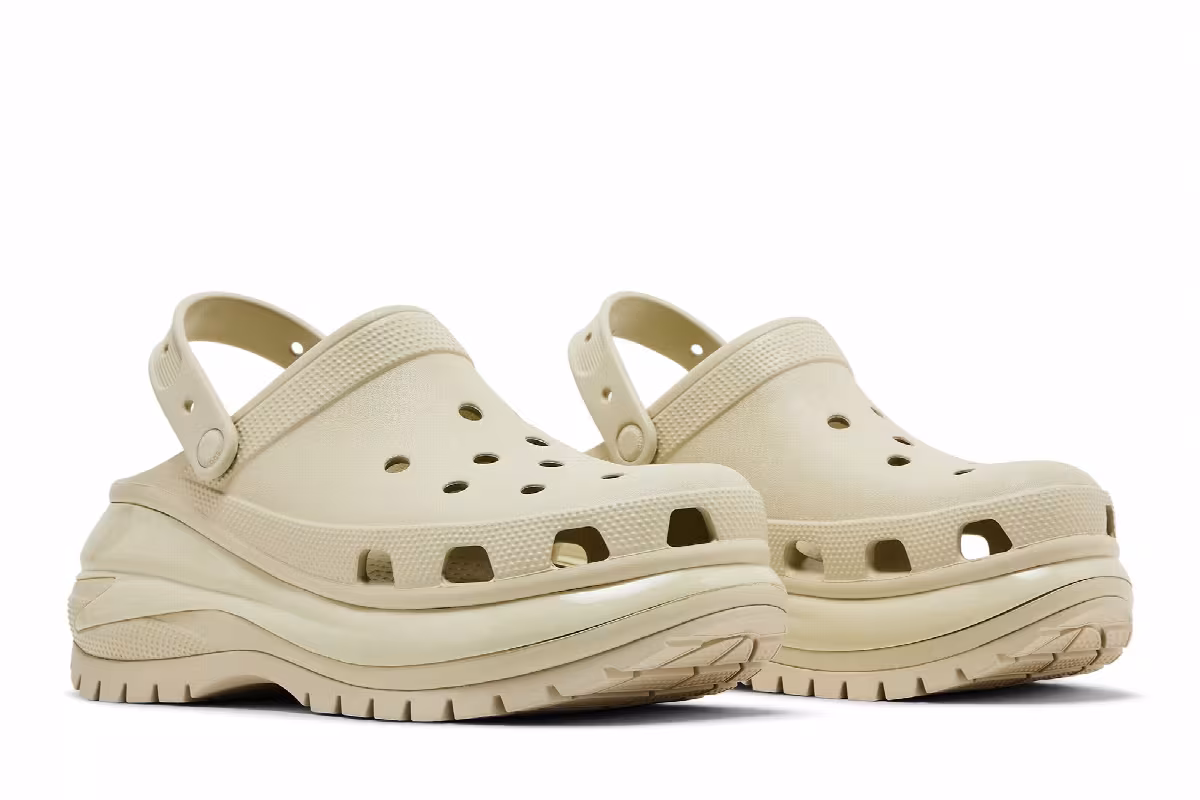 Crocs Mega Crush Clog Bone, view 9