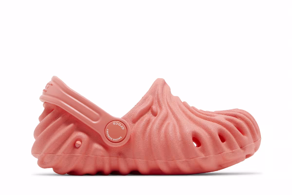 Salehe Bembury x Crocs Pollex Clog Toddler Begonia, view 2
