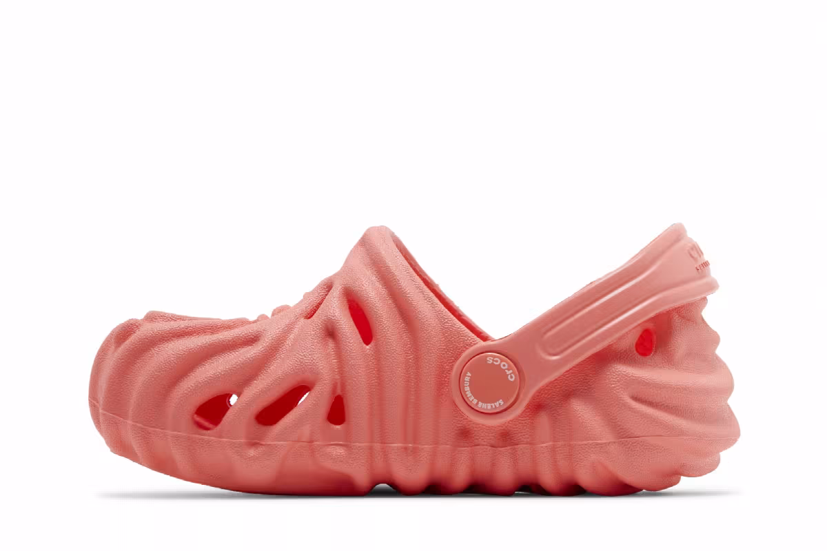 Salehe Bembury x Crocs Pollex Clog Toddler Begonia, view 4