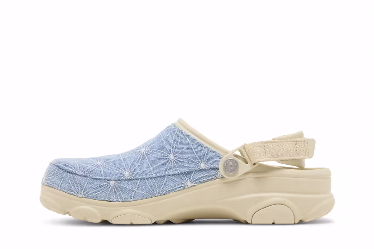 Levi's x Crocs Classic All-Terrain Clog Sashiko - Bone Blue, view 4