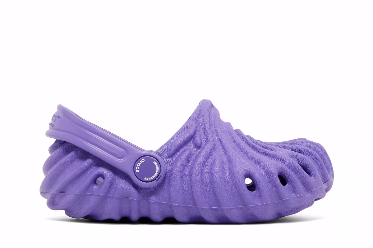 Salehe Bembury x Crocs Pollex Clog Toddler Dewberry, view 2