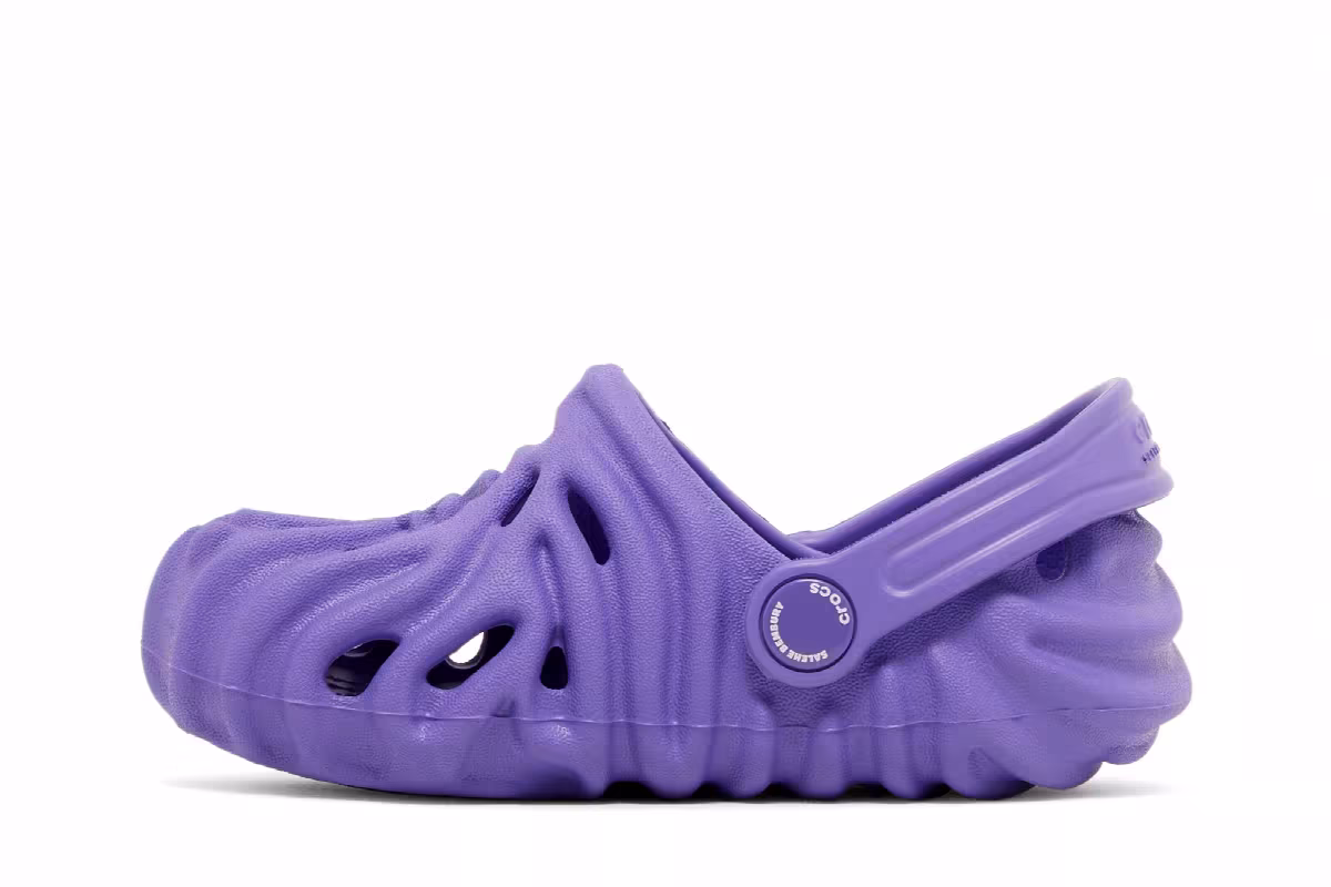 Salehe Bembury x Crocs Pollex Clog Toddler Dewberry, view 4