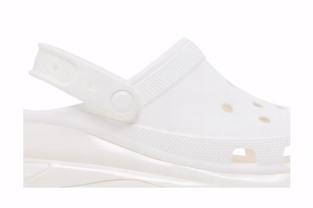 Crocs Mega Crush Clog White, view 3