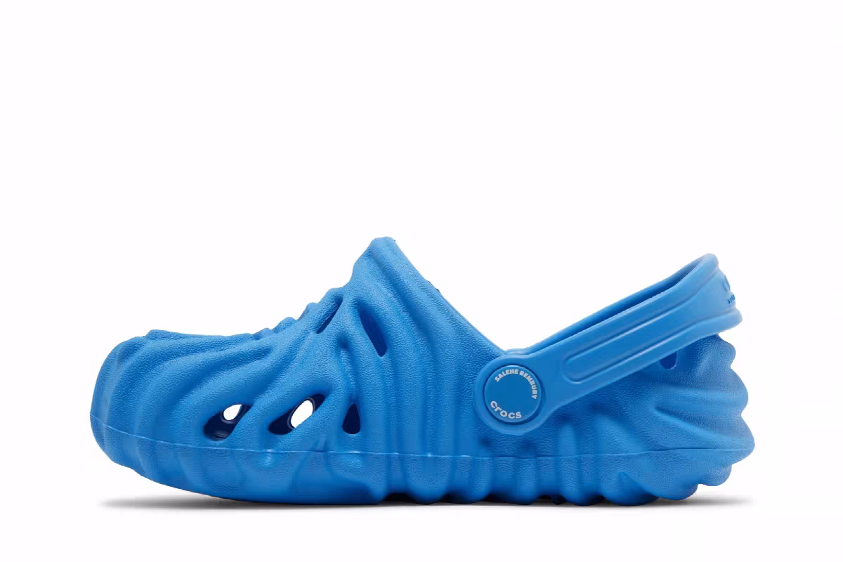 Salehe Bembury x Crocs Pollex Clog Toddler Yucca, view 4