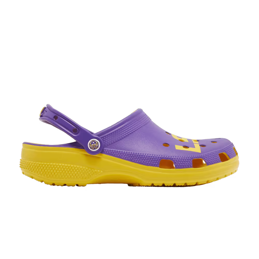 NCAA x Crocs Classic Clog LSU