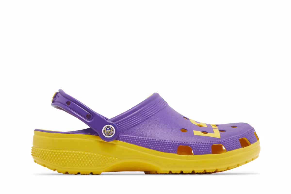 NCAA x Crocs Classic Clog LSU, view 2