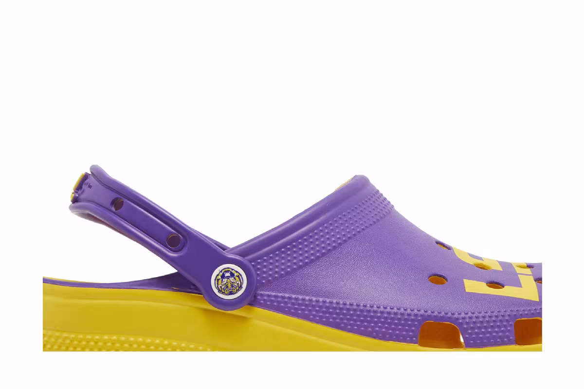 NCAA x Crocs Classic Clog LSU, view 3
