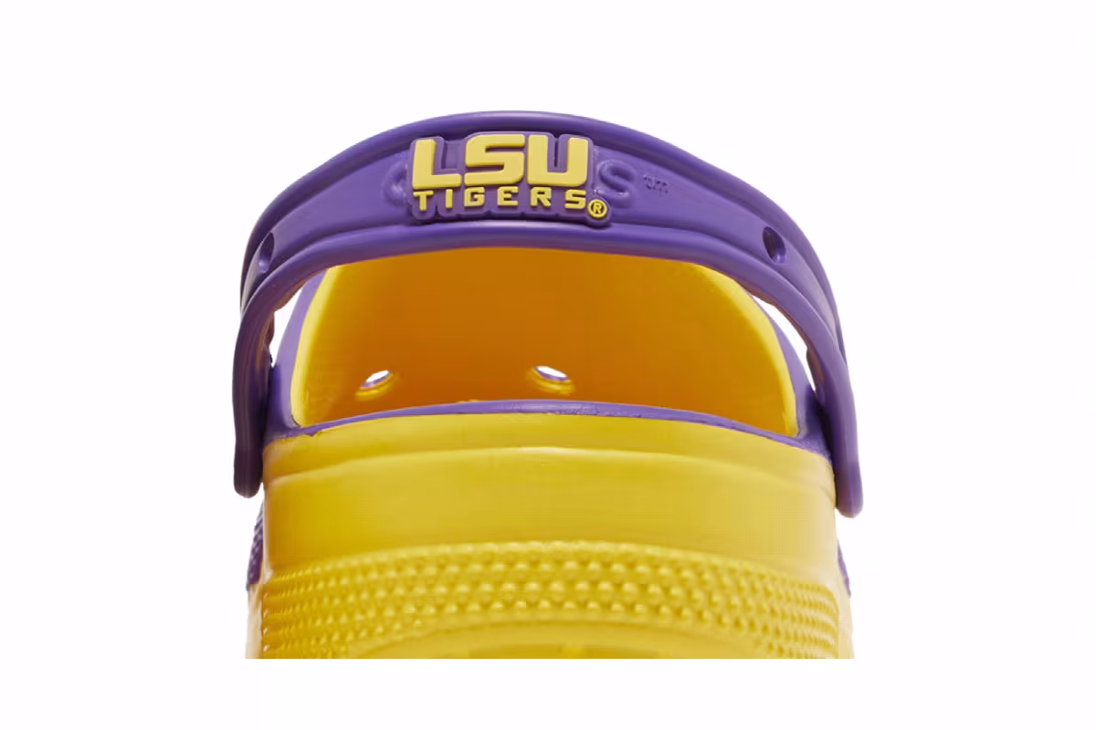 NCAA x Crocs Classic Clog LSU, view 8