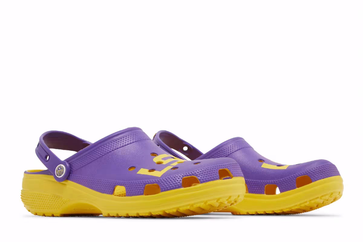 NCAA x Crocs Classic Clog LSU, view 9