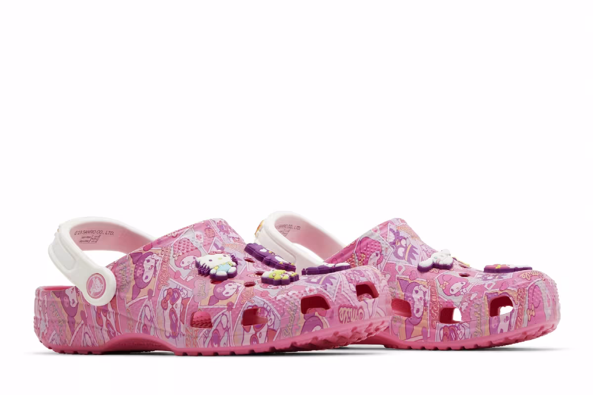 Hello Kitty x Crocs Classic Clog Kids Hello Kitty and Friends, view 9