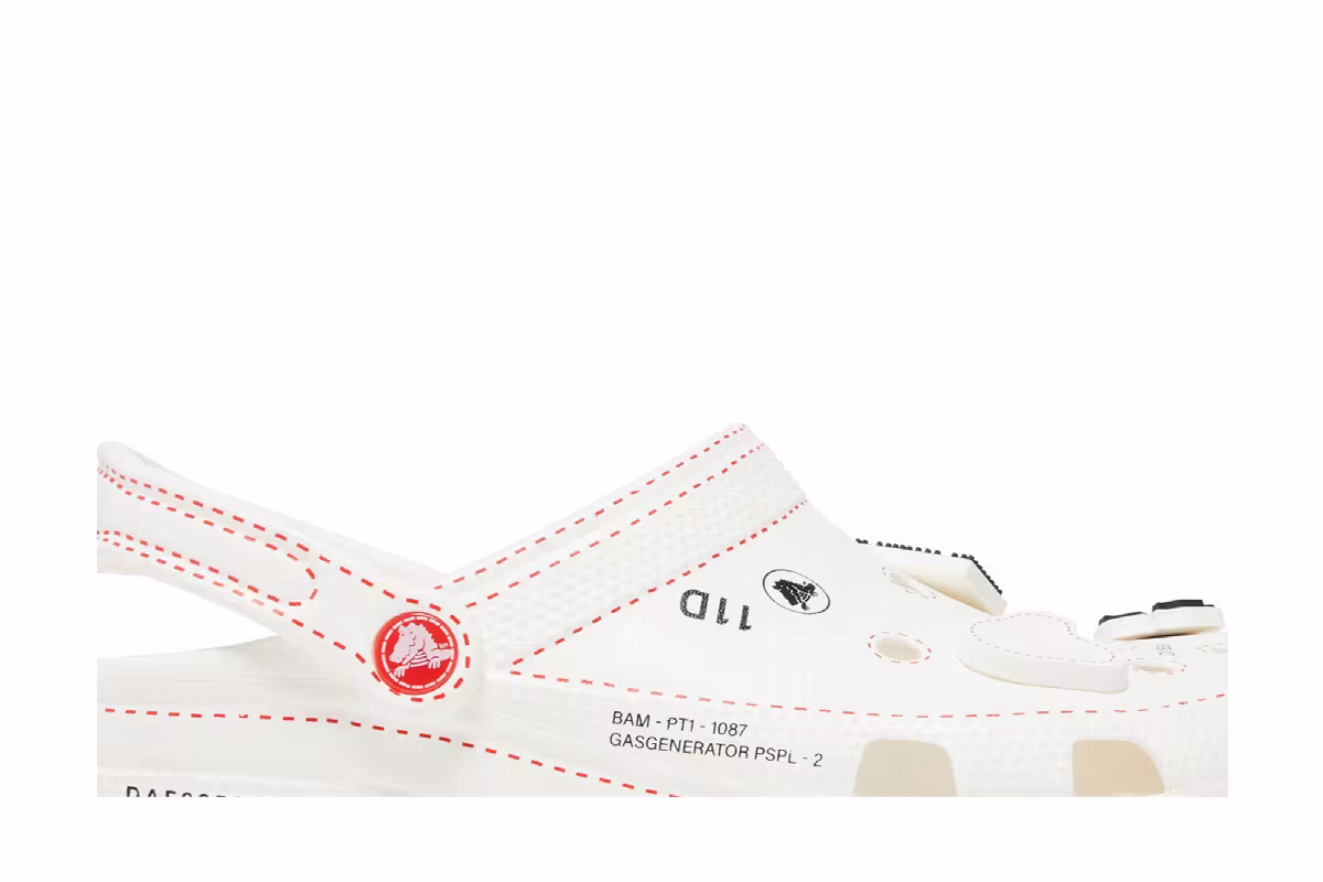 Kanghyuk x Crocs Classic Clog White, view 3