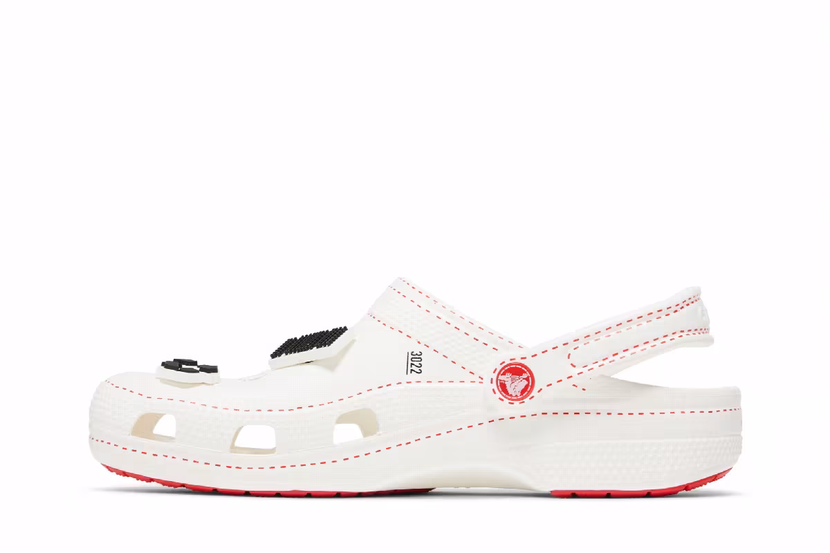 Kanghyuk x Crocs Classic Clog White, view 4