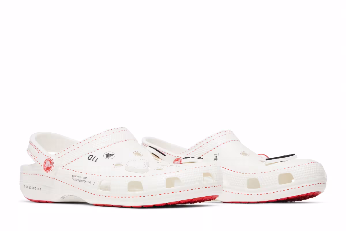 Kanghyuk x Crocs Classic Clog White, view 9