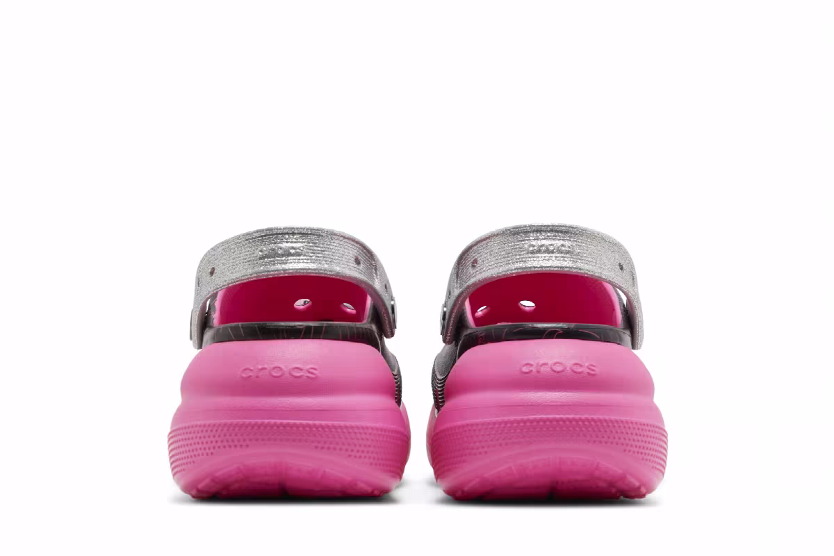 Barbie x Crocs Crush Clog Black Pink, view 7