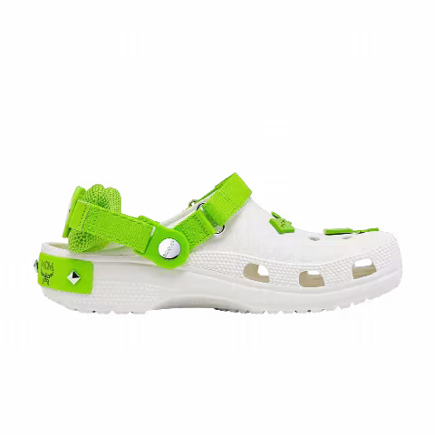 MCM x Crocs Classic Clog ' Mini Fanny Pack - White'
