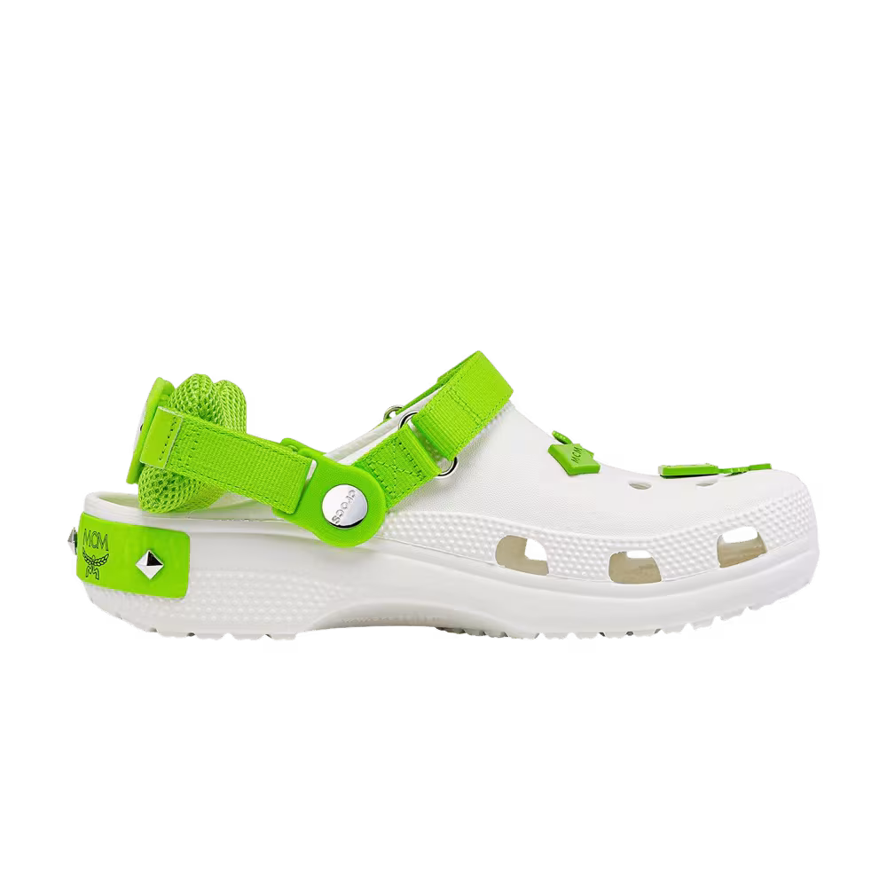 MCM x Crocs Classic Clog Mini Fanny Pack - White