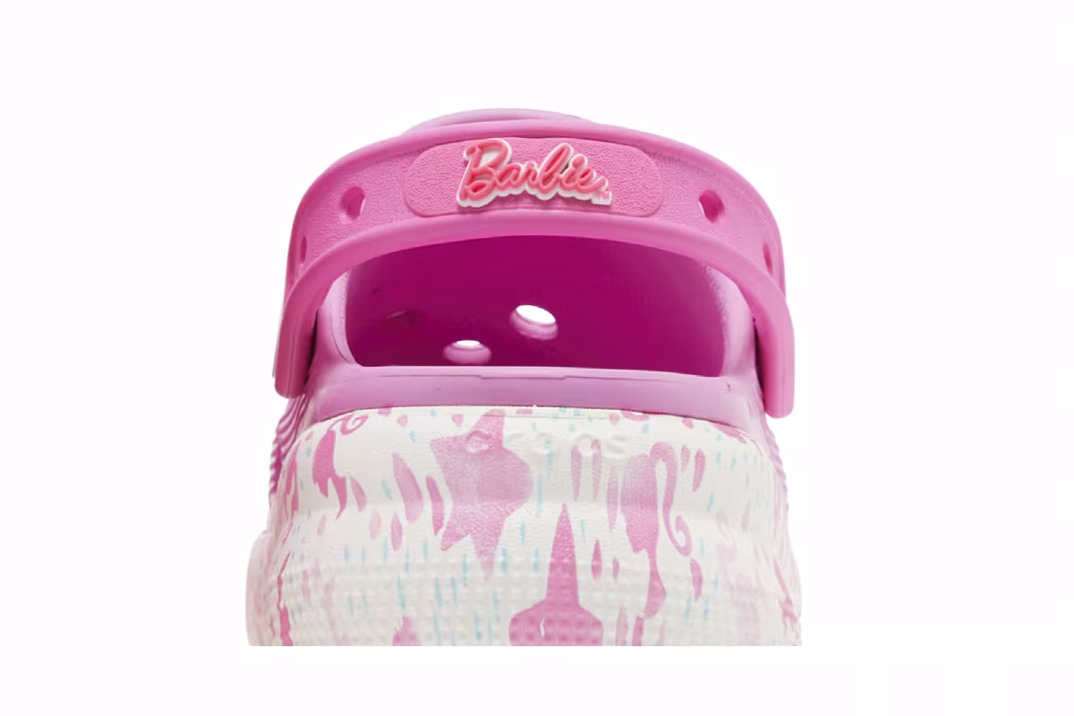 Barbie x Crocs Crush Clog Kids Taffy Pink, view 8